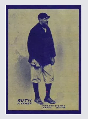 Babe Ruth Baltimore / Empire 1914 Rookie Reprint Serial # / MINT COND FREE SHIP • $7.95