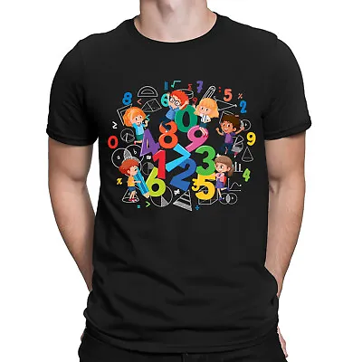 Numbers Day 2024 Colorful Maths Symbols School Fun Mens Womens T-Shirts Top #DNE • £7.59