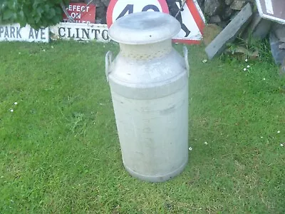 Vintage Aluminium Milk Churn 10 Gallon PlantsWedding PropDisplay?? 74cm X 34cm • £130