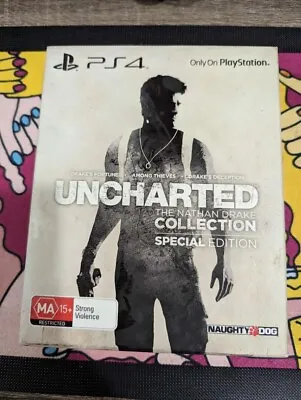 Uncharted The Nathan Drake Collection Special Edition Box Brand New PS4 Game • $185