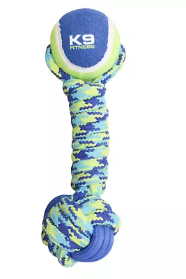 K9 Fitness Dog Chew Toy Tennis Ball Tug For Chomping Playing And Exercising Fun • $17.09