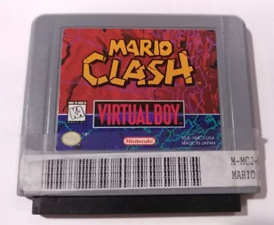 Mario Clash (Nintendo Virtual Boy NVB 1995) Ex-Nintendo NOA Library Tested! • $203.99