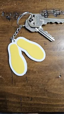 USMC United States Marine Corps Yellow Footprint Key Chain • $8.95