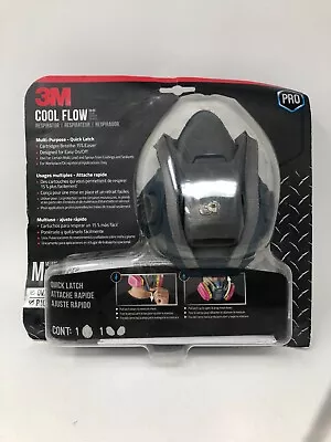 3M Cool Flow Respirator Pro ~ Multi-Purpose Quick Latch Size M 65023QLHA1C • $35.99