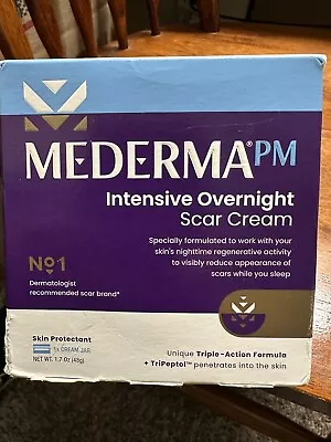 Mederma PM Intensive Overnight Scar Cream 1.7 Oz 48g  02.2025/ • $10