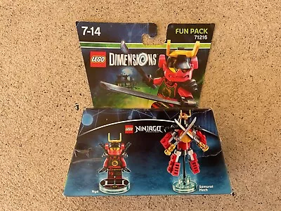 Lego Dimensions Ninjago Fun Pack 71216 Nya Samurai Mech • $40