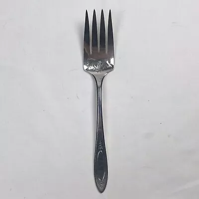 Oneida Community Plate Meat Serving Fork Silverplate Flatware 4 Prong 8.5” Tall • $3.95