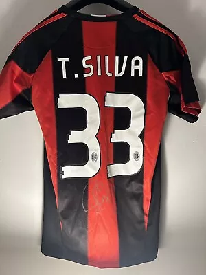 Thiago Silva Signed AC Milan Shirt • £250