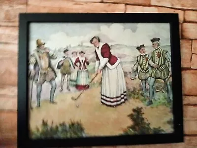 £12 • Buy Mary Queen Of Scots.Framed Golf Print