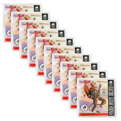 10Sets Alice Electric Guitar Strings Nickle Plated Wound 6 Strings Set A506L 010 • $34.07