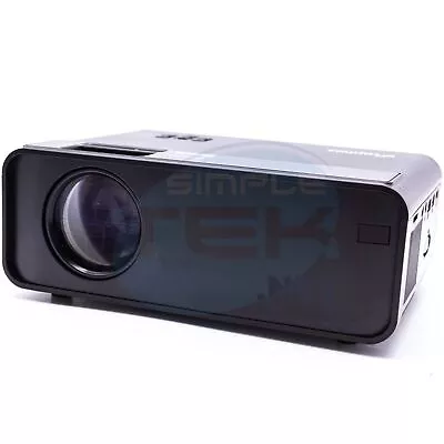 Mini Projector Wifi Full HD 1080P 200” VGA USB HDMI Tf Av Screen Mirrored PS5 • £118.22