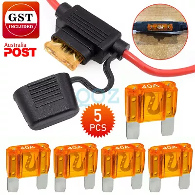 5pcs 40A Maxi Blade Fuses - Orange Car Truck Auto Fuses 40 Amp Fuse • $8.89