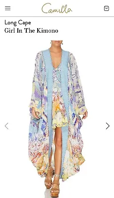 Camilla Franks OS Girl In The Kimono Long Cape Pre-owned • $250