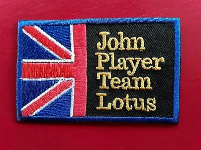 John Player Team Lotus F1 British Motorsport Racing Embroidered Patch Uk Seller  • £3.39