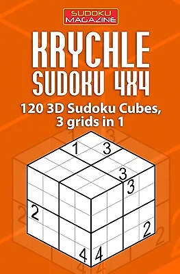 £24.62 • Buy Krychle Sudoku 4x4: 120 3D Sudoku Cubes, 3 Grids In 1 By Sudoku Magazine, Sud...