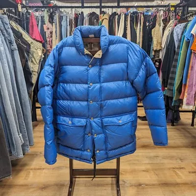 Vintage Blue REI Goose Down Coat (L) • $115