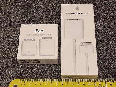 Apple Ipad Genuine Official Camera Connection Kit Usb Sd Vga Adapter New! Iphone • £21.99