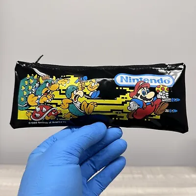 Vintage 1988 Nintendo NES Pencil Pen Case Super Mario Bros Bowser Koopa RARE • $29