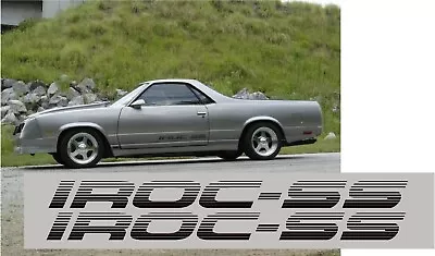 $39.95 • Buy Camaro El Camino Iroc-ss Door Decal Sticker Set Kit Iroc-z Right/left Z28 Chevy
