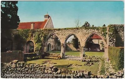 Postcard Chapter House Arches And Refectory Beaulieu Abbey Hampshire. Unposted • £2.20