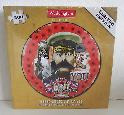 The Great War Commemorative Puzzle - A Waddingtons Limited Edition 500 Pieces • £4.99