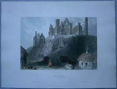 1842 Bartlett Print ROCK OF CASHEL COUNTY TIPPERARY IRELAND (#108) • $35