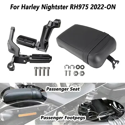 Passenger Pillion Seat Footpegs Mounting Kit For Harley Nightster RH975 2022-ON • $244.79