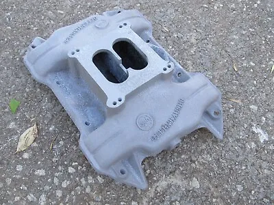 MOPAR Offenhauser Dual Port 360° Intake Manifold Four BBL Aluminum Big Block 383 • $294.99