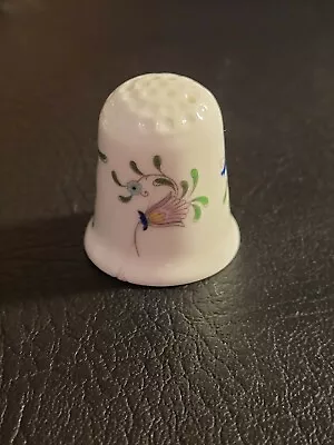 Bone China Thimble - COALPORT Flowers • £1.95