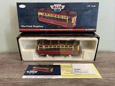 Corgi Vintage Bus Lines 1:48 US55206 Birney Safety Car Chicago  Austin • $19.99