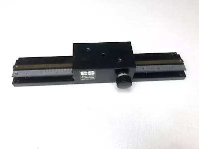 Edmund Scientific Optical Stage Rack And Pinion 12  Long # 59-337 Good Shape • $75