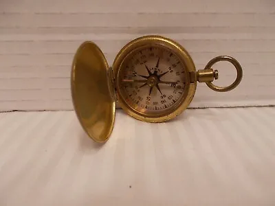 WWII Military US Brass Compass -  S & W - NY - • $69.99