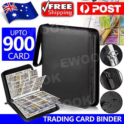 900 Pockets Card Album Spots Binder Book Card Collectors Holder Case For Cards • $20.95