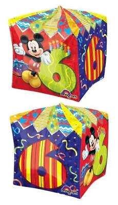 Mickey Mouse Age 6 Cubez 16  Foil Balloon (Packaged) • $1.92