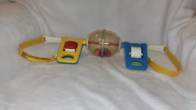 Vtg 1973-1984 Fisher Price Crib Playpen Play Gym Baby Activity Mobile Toy #199  • $16.99