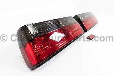 Euro Dark Red Smoked Taillight & Seal Set For BMW E30 Late Model & Tuning & MHW • $399