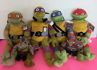 Teenage Mutant Ninja Turtles Mutant Mayhem Pillow Buddy Plush Full Set  (Read) • $445