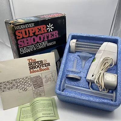 Vtg. Wear-Ever 70001 Super Shooter Electric Cookie Press W/ Box • $42.50