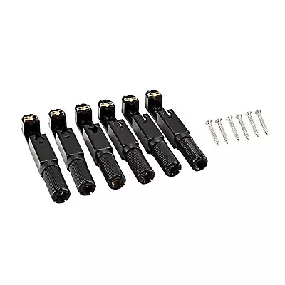 6Pcs Durable Brass Single Headless 6 Strings Guitar Bridge Kits With Screws • $84.98