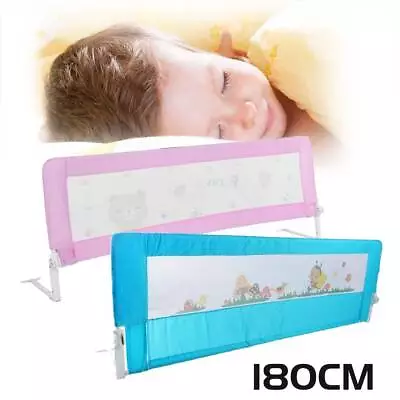 Kids Bed Protection Rail Bed Guard For Baby Toddler Play Safety Rail Fence Cute • £19.39