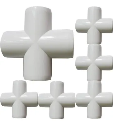 12Pack 3/4Inch Cross PVC Fittings 4-Way Cross Elbow Fitting For Building Heavy  • $25.95
