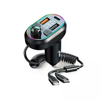 Bluetooth Car FM Transmitter MP3 Player Hands Free Radio Adapter Kit USB Charger • $15.20