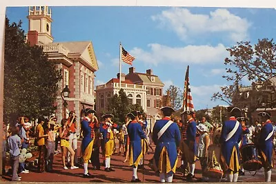 Walt Disney World Liberty Square Fife Drum Corps Postcard Old Vintage Card View • $0.50