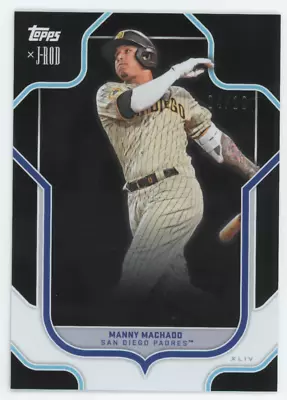 2023 Topps X Julio Rodriguez #04/10 Manny Machado Black Parallel Sp Padres • $19.99