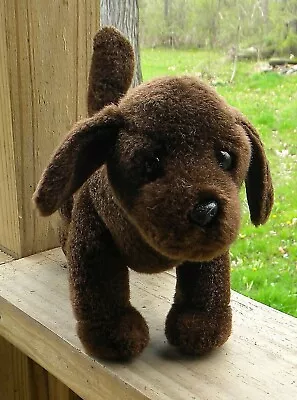 My Twinn Poseable Pets Chocolate Brown Dog Plush 11 1/2 Inches Long Soft & Furry • $14.95