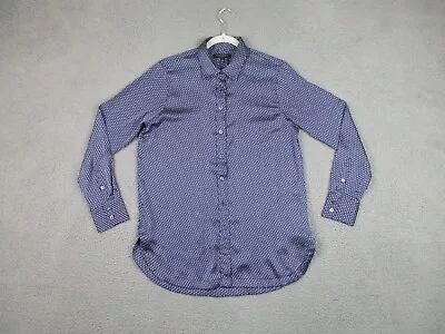 Banana Republic Shirt Adult Small Blue Button Up Parker Tunic Preppy Casual Mens • $18.88