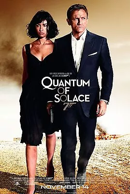 Quantum Of Solace Movie Poster 27x40 S/S Amalric Daniel Craig Olga Kuyrlenko • $9.99