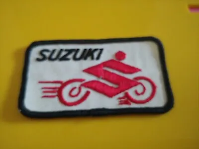 $7 • Buy Vintage SUZUKI Motorcycle Patch Biker 95V2