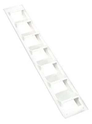 Whitecap Marine White  Nylon Louvered Vent 17-1/4  X 2-1/2   3446W • $17.95