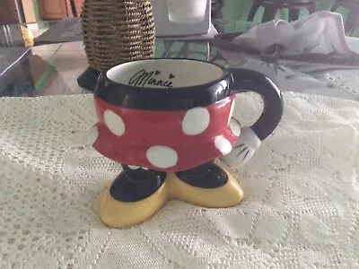 Disney Parks Minnie Mouse Bottom Skirt Legs Coffee Mug Authentic Original • $12